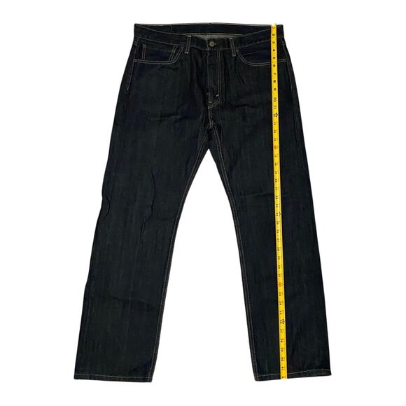 Mens Levi's 505 dark wash - Picture 2 of 11